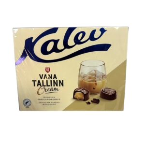 Kalev Vana Tallinn Cream liköörikreemi täidisega šokolaadikommid 122g