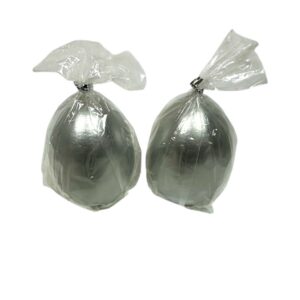 Küünal OPAL muna 5*9cm hõbe