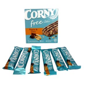 CORNY FREE maapähkli-šokolaadi müslibatoon 6x20g