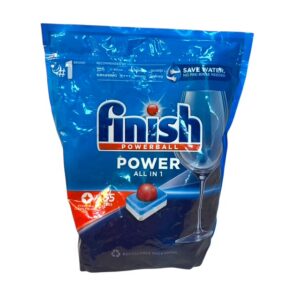 Finish nõudepesumasina kapslid Power All in 1, 65 tk