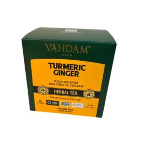 Vahdam taimetee kurkumi-ingveri 15x2g