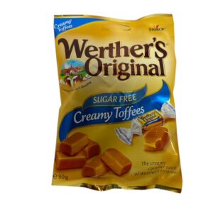 Werther’s Original suhkruvabad pehme kooreiirise kompvekid 80g