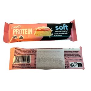Corny soft proteiinibatoon valge šokolaadi-maasika 45g