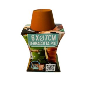 Lillepotid 6*7cm terrakota 6tk