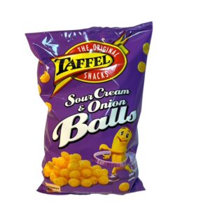 Taffel hapukoore-ja sibulamaitselised maisipallid 165g