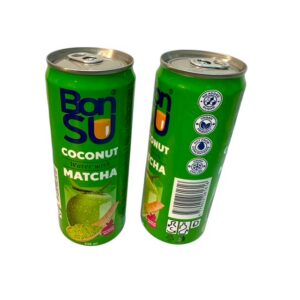 Kookosvesi BONSU matcha pulbriga 0,33L