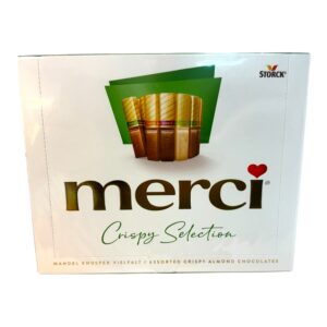 Merci Crispy assortiišokolaad krõbeda – mandliga 250g