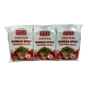 DAECHUN merevetika snäkk Korea vürts 3-pakk (3x4g)