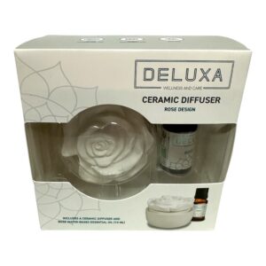 DELUXA difuuser keraamiline+õli 10ml