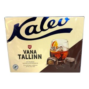 Kalev Vana Tallinn Cream liköörikreemi täidisega šokolaadikommid 122g