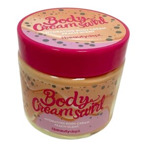 The Beauty Dept Cream Swirl kehakreem Peach 200g