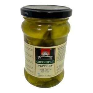 GOURMANTE vürtsikad rohel. paprikad toorjuustuga 320ml