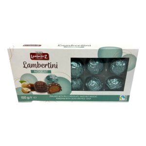 LAMBERTZ piimašokolaadi pralinee pähklikr.-nougatiga 150g