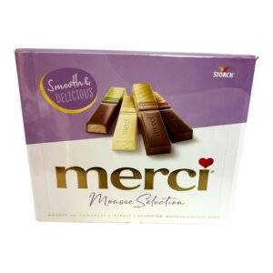 Merci Mousse assortiišokolaad vahustatud kreemja täidisega 210g