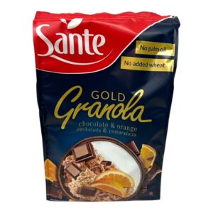 SANTE GOLD GRANOLA röstitud müsli Belgia šokolaadi ja apelsiniga 300 g